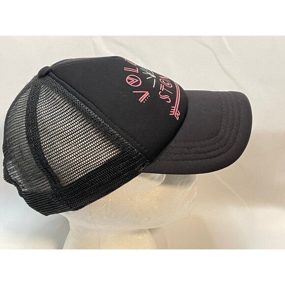 Volcom Stone trucker mesh hat 6 1/2" snap back black - Picture 4 of 7